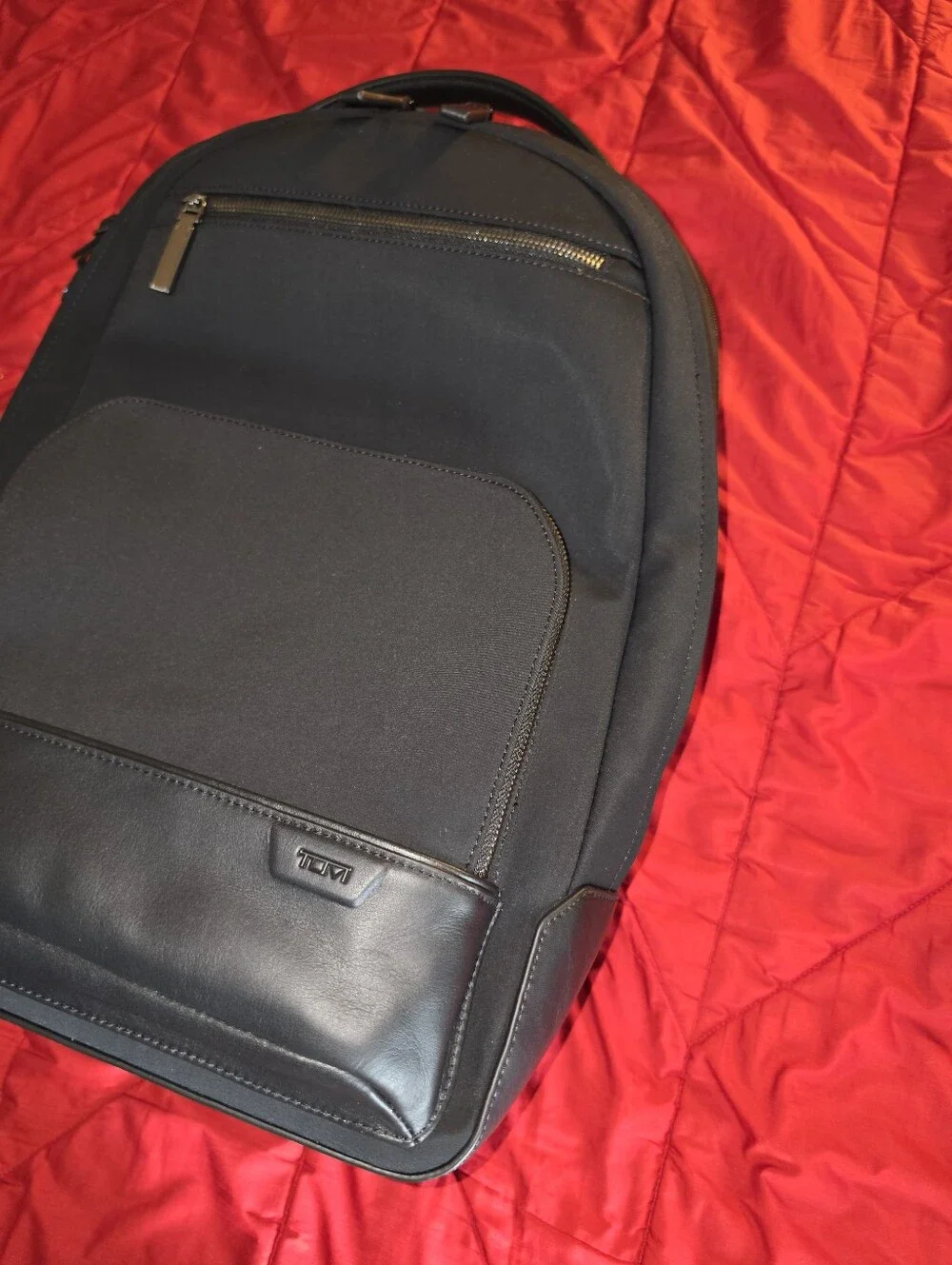 Tumi FIRE! NWOT! The Harrison Warren Backpack in Midnight Black. Sz OS. R2S!